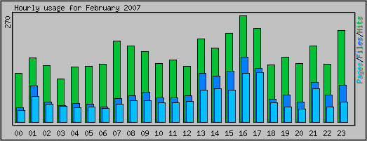 Hourly usage