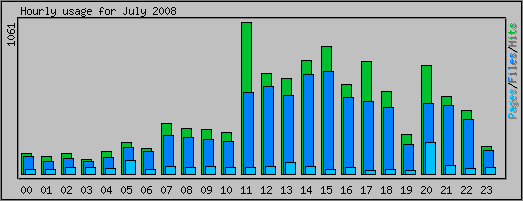 Hourly usage