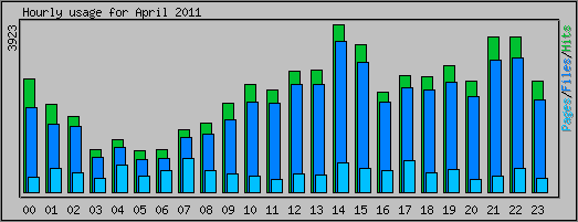 Hourly usage