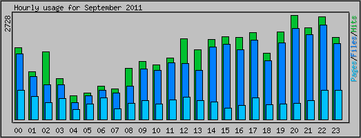 Hourly usage