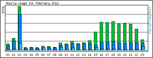 Hourly usage