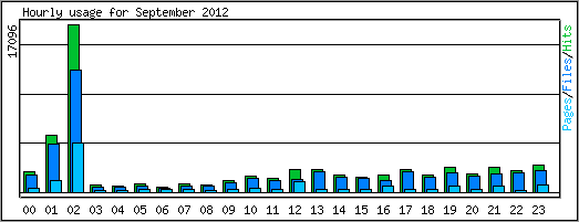 Hourly usage