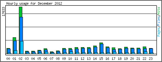 Hourly usage