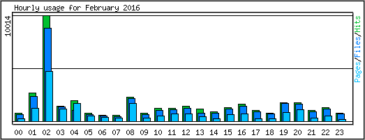 Hourly usage