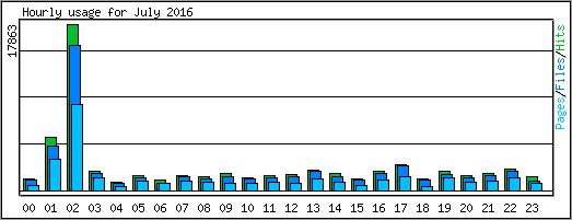 Hourly usage